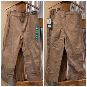 New Khaki Ankle Pants Sz 12 GH Bass Co. High Rise Cropped
